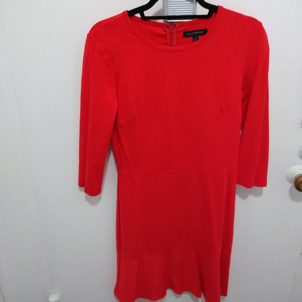 Banana republic red dress